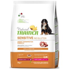 Natural Trainer Sensitive για κουτάβια-νεαρά σκυλιά με πάπια 3kg