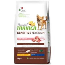 Natural Trainer Sensitive χωρίς σιτηρά για μικρόσωμα σκυλιά με χοιρινό και πατάτα 2kg Natural Trainer Sensitive χωρίς σιτηρά για μικρόσωμα σκυλιά με χοιρινό και πατάτα 2kg