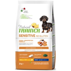 Natural Trainer Sensitive χωρίς γλουτένη για μικρόσωμα σκυλιά με σολομό 2kg Natural Trainer Sensitive χωρίς γλουτένη για μικρόσωμα σκυλιά με σολομό 2kg