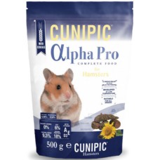 ERA Cunipic Alpha Pro Τροφή για χάμστερ περιέχει όλα τα απαραίτητα συστατικά 500gr