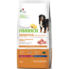 Natural Trainer Sensitive χωρίς γλουτένη για Medium - Maxi ενήλικα σκυλιά με χοιρινό 12kg Natural Trainer Sensitive χωρίς γλουτένη για Medium - Maxi ενήλικα σκυλιά με χοιρινό 12kg