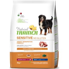 Natural Trainer Sensitive χωρίς γλουτένη για Medium - Maxi ενήλικα σκυλιά με πάπια 3kg Natural Trainer Sensitive χωρίς γλουτένη για Medium - Maxi ενήλικα σκυλιά με πάπια 3kg