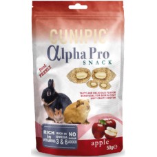 ERA Cunipic Alpha Pro λιχουδιές για τρωκτικά με μήλο πλούσιο σε βιταμίνες και Ωμέγα-3 και 6