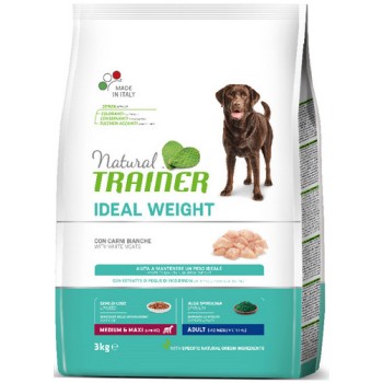 Natural Trainer για υπέρβαρους Medium & Maxi ενήλικους σκύλους με λευκά κρέατα 3kg