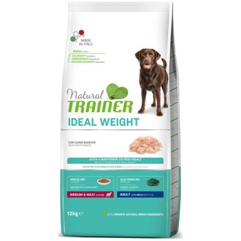 Natural Trainer για υπέρβαρους Medium & Maxi ενήλικους σκύλους με λευκά κρέατα 12kg