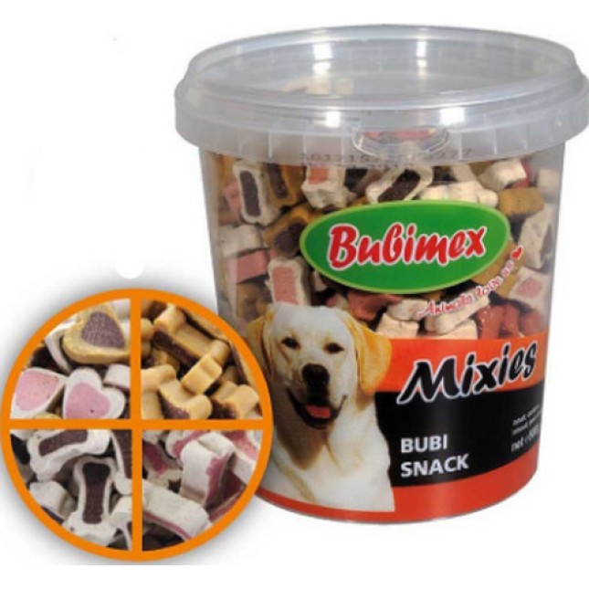 Bubimex mix μαλακή λιχουδιά με αρνί, κοτόπουλο, σολομό, μοσχάρι & πατσά χωρίς ζάχαρη 500gr Bubimex mix μαλακή λιχουδιά με αρνί, κοτόπουλο, σολομό, μοσχάρι & πατσά χωρίς ζάχαρη 500gr