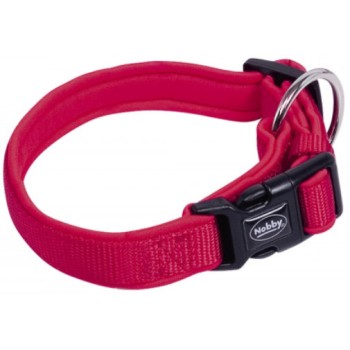 Nobby Περιλαίμιο CLASSIC PRENO κόκκινο-κόκκινο Μήκος: 25-35cm, πλάτος: 15/20mm
