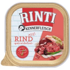 Finnern Rinti Kennerfleisch Alu πλήρης τροφή για ενήλικους σκύλους με μοσχαρίσιο κρέας 300gr