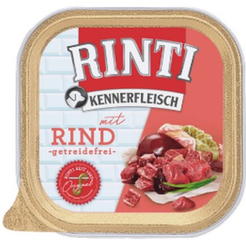 Finnern Rinti Kennerfleisch Alu πλήρης τροφή για ενήλικους σκύλους με μοσχαρίσιο κρέας 300gr Finnern Rinti Kennerfleisch Alu πλήρης τροφή για ενήλικους σκύλους με μοσχαρίσιο κρέας 300gr