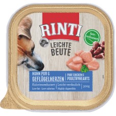 Finnern Rinti Leichte πλήρης τροφή για ενήλικους σκύλους με κοτόπουλο & καρδίες πουλερικών