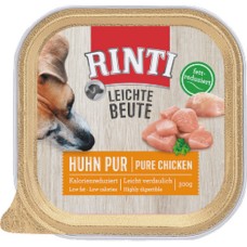 Finnern Rinti Leichte Beute Alu Tray πλήρης τροφή για ενήλικους σκύλους με κοτόπουλο  300gr