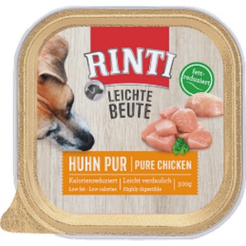 Finnern Rinti Leichte Beute Alu Tray πλήρης τροφή για ενήλικους σκύλους με κοτόπουλο  300gr