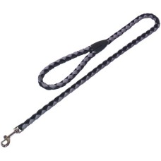 Nobby-Πλεκτό Δίχρωμο Λουρί CORDA μαύρο-γκρι L: 100cm, W: 18mm Nobby-Πλεκτό Δίχρωμο Λουρί CORDA μαύρο-γκρι L: 100cm, W: 18mm