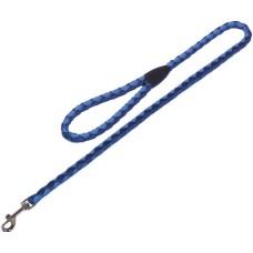 Nobby-Πλεκτό Δίχρωμο Λουρί CORDA μπλε-γαλάζιο μήκος 100cm