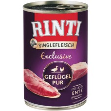 Finnern Rinti Single Fleisch exclusive χωρίς γλουτένη καθαρά πουλερικά 400gr Finnern Rinti Single Fleisch exclusive χωρίς γλουτένη καθαρά πουλερικά 400gr
