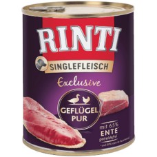 Finnern Rinti Single Fleisch exclusive χωρίς γλουτένη καθαρά πουλερικά 800gr