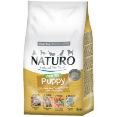 Naturo τροφή Grain Free για κουτάβια με Κοτόπουλο & Γλυκοπατάτα με Λαχανικά 2kg Naturo τροφή Grain Free για κουτάβια με Κοτόπουλο & Γλυκοπατάτα με Λαχανικά 2kg