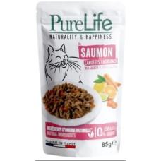 Pro-nutrition Pure life φιλέτο σολομού με καρότα και εσπεριδοειδή 85gr