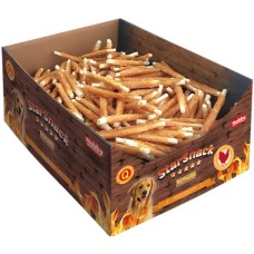 Nobby SNACK BBQ δέρμα χοιρινού τυλιγμένο με κοτόπουλο 12,5cm 1τμχ Nobby SNACK BBQ δέρμα χοιρινού τυλιγμένο με κοτόπουλο 12,5cm 1τμχ