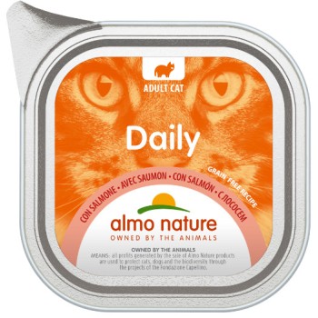 Almo Nature DAILY με σολομό χωρίς σιτηρά και γλουτένη 100g Almo Nature DAILY με σολομό χωρίς σιτηρά και γλουτένη 100g