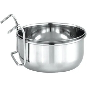 Nobleza Ταΐστρα πουλιών από ανοξείδωτο χάλυβα D6xH4cm Nobleza Ταΐστρα πουλιών από ανοξείδωτο χάλυβα D6xH4cm
