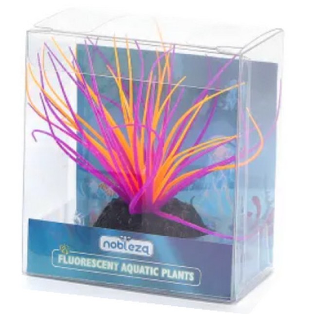 Nobleza Φθορίζον σιλικονούχo υδρόβιo φυτό 1τμχ 10x8cm Nobleza Φθορίζον σιλικονούχo υδρόβιo φυτό 1τμχ 10x8cm