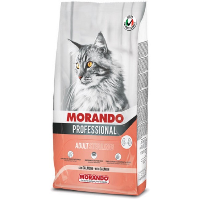 Morando Pro Τροφή για στειρωμένες γάτες με σολομό 1.5kg Morando Pro Τροφή για στειρωμένες γάτες με σολομό 1.5kg