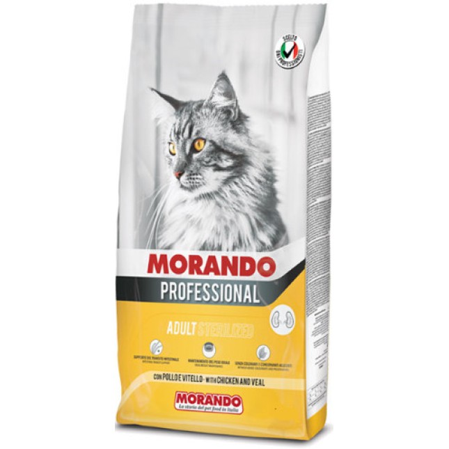Morando Pro Τροφή για στειρωμένες γάτες με κοτόπουλο και βοδινό