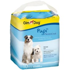 Gimdog πάνες υπόστρωμα για κουτάβια 60x60cm. 10τεμ Gimdog πάνες υπόστρωμα για κουτάβια 60x60cm. 10τεμ
