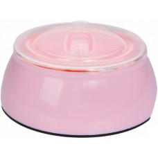 Gimdog 2in1 πλαστικό μπολ σκύλου με αφαιρούμενο εσωτερικό και πρακτικό πλαστικό καπάκι ροζ