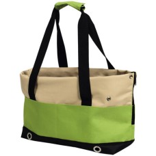 Nobby Τσάντα μεταφοράς SALTA μπεζ-πράσινη 40x22x28cm