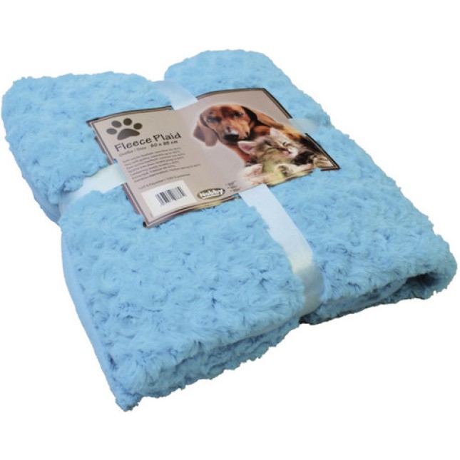 Nobby Ριχτάρι Fleece super soft γαλάζιο S 60x85cm