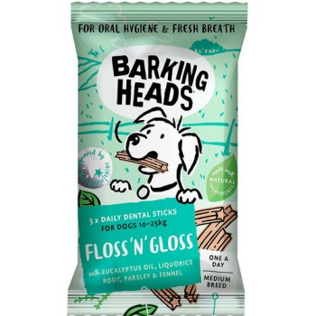 Barking Sticks μασήματος για τον καθαρισμό των δοντιών για μεσαίου μεγέθους σκυλιά