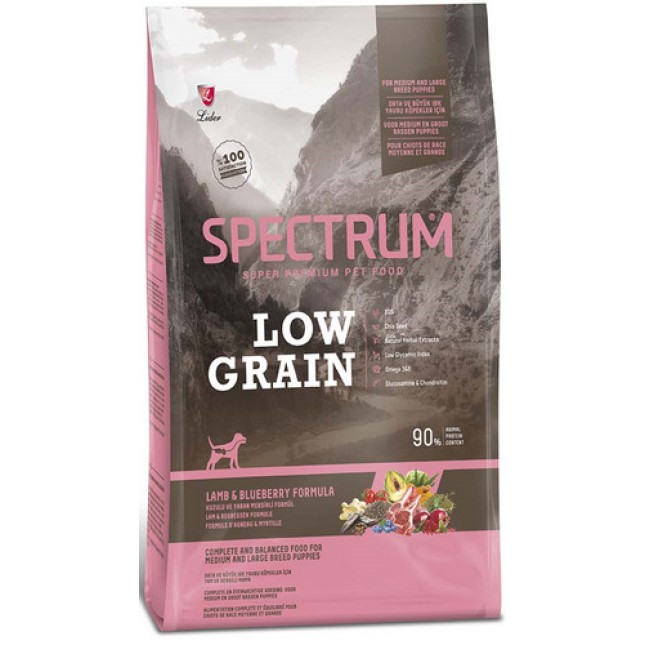 Lider Spectrum για μεσαία και μεγαλόσωμα κουτάβια με αρνί και βατόμουρο 12kg Lider Spectrum για μεσαία και μεγαλόσωμα κουτάβια με αρνί και βατόμουρο 12kg