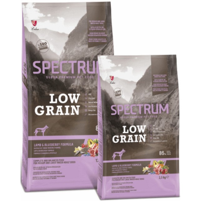 Lider Spectrum Ξηρά τροφή για ενήλικους σκύλους μεσαίων και μεγαλόσωμων φυλών, με αρνί και βατόμουρο