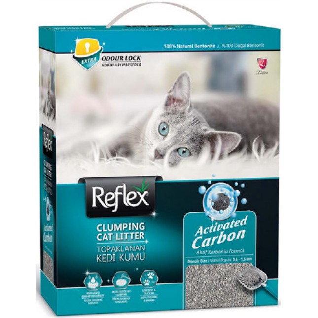Lider Reflex Clumping άμμος γάτας με ενεργό άνθρακα 10L