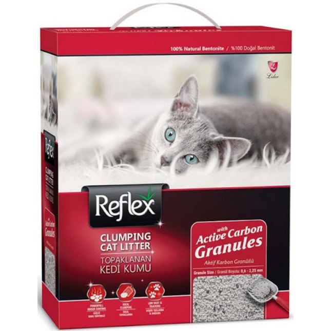Lider Reflex Clumping άμμος γάτας για ενήλικες στειρωμένες γάτες 10L Lider Reflex Clumping άμμος γάτας για ενήλικες στειρωμένες γάτες 10L