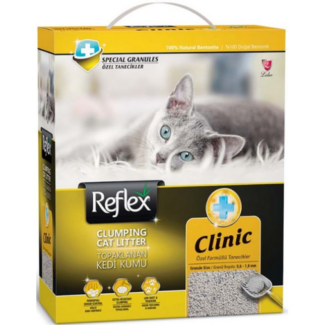 Lider Reflex Clumping άμμος γάτας με ειδικούς ενεργούς κόκκους 10L
