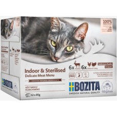 Bozita υγρή τροφή χωρίς δημητριακά multibox σε σάλτσα ιδανική για στειρωμένες γάτες εσωτερικού χώρου Bozita υγρή τροφή χωρίς δημητριακά multibox σε σάλτσα ιδανική για στειρωμένες γάτες εσωτερικού χώρου