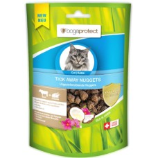 Bogaprotect tick-away vegetarian nuggets αντιπαρασιτικό σνακ για γάτες grain free-gluten free 70gr