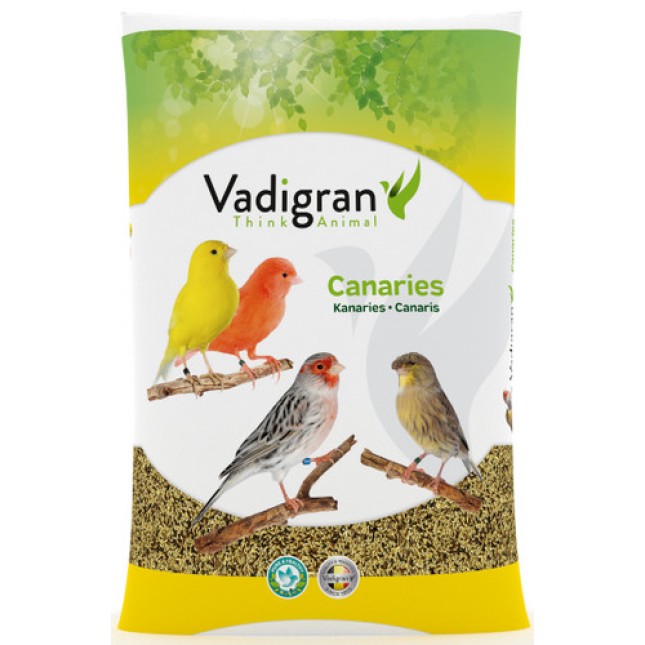 Vadigran ισορροπημένο μείγμα υψηλής ποιότητας για καναρίνια, χωρίς μαύρο ρούπσεν και περίλα, niger