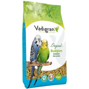Vadigran ισορροπημένο μείγμα υψηλής ποιότητας για παπαγαλάκια, χωρίς μπισκότο, με κεχρί και καρντί