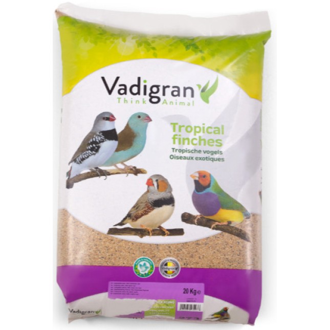 Vadigran μείγμα υψηλής ποιότητας για εξωτικά & τροπικά πτηνά άφθονο σε κόκκινο και κίτρινο πάνικουμ