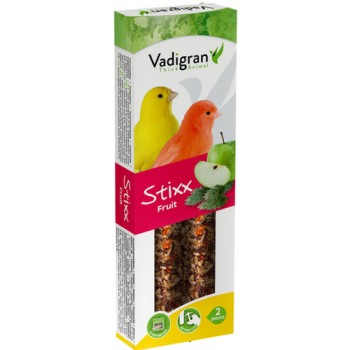 Vadigran 2 βιταμινούχα στικ τροφής για καναρίνια χωρίς συντηρητικά, με φρούτα και φυσικά συστατικά Vadigran 2 βιταμινούχα στικ τροφής για καναρίνια χωρίς συντηρητικά, με φρούτα και φυσικά συστατικά