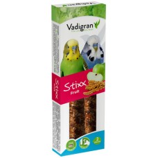 Vadigran 2 στικ για budgies χωρίς συντηρητικά, με φρούτα, νίζερ και άλλα φυσικά συστατικά
