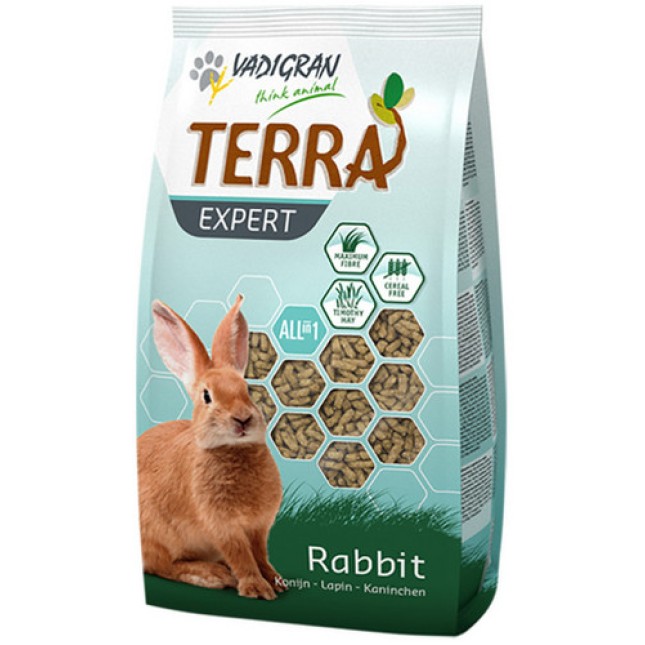 Vadigran τροφή για κουνέλια σε μορφή pellet 900g Vadigran τροφή για κουνέλια σε μορφή pellet 900g