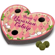 JR cat Bavarian μια πολύ ιδιαίτερη καρδιά με catnip για τη γάτα σας