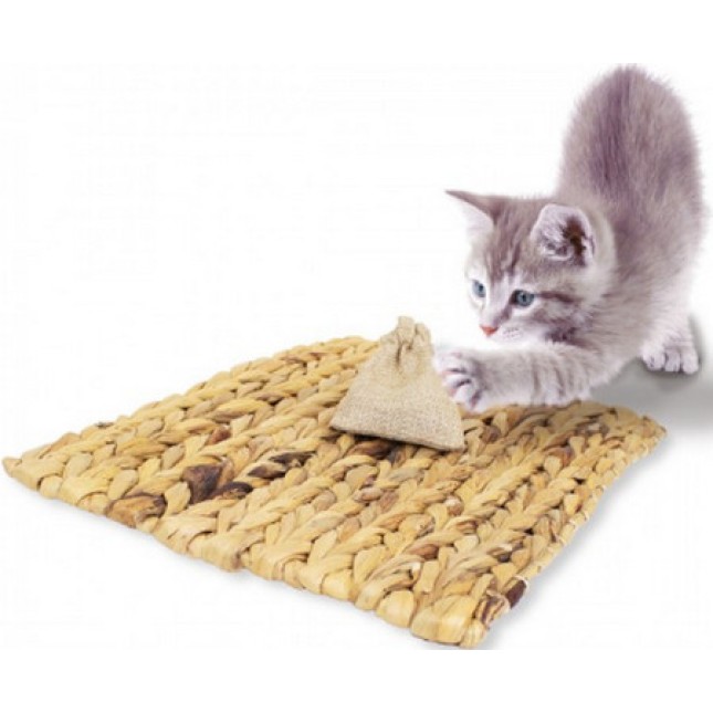 JR cat Bavarian έξυπνο παιχνίδι από φυσικό υφαντό χαλάκι από χόρτο για γάτες με catnip JR cat Bavarian έξυπνο παιχνίδι από φυσικό υφαντό χαλάκι από χόρτο για γάτες με catnip
