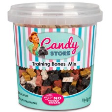 Vadigran Candy Μικρές και νόστιμες πολύχρωμες ημίυγρες λιχουδιές σε σχήμα κόκκαλου Vadigran Candy Μικρές και νόστιμες πολύχρωμες ημίυγρες λιχουδιές σε σχήμα κόκκαλου