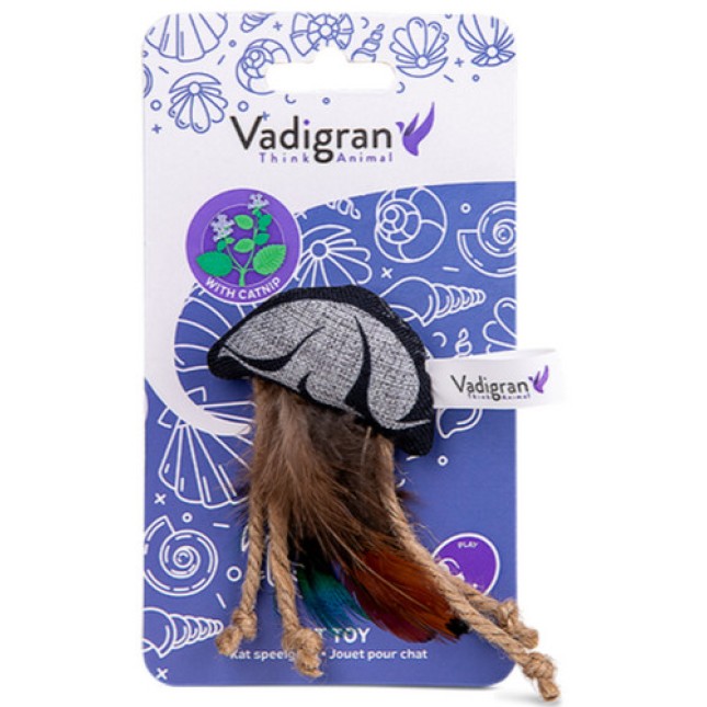 Vadigran Παιχνίδι με catnip που λατρεύουν οι γάτες, σε φιγούρα μέδουσας με φτερά και σχοινάκια Vadigran Παιχνίδι με catnip που λατρεύουν οι γάτες, σε φιγούρα μέδουσας με φτερά και σχοινάκια